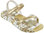 Ipanema Baby Sandal -white/gold